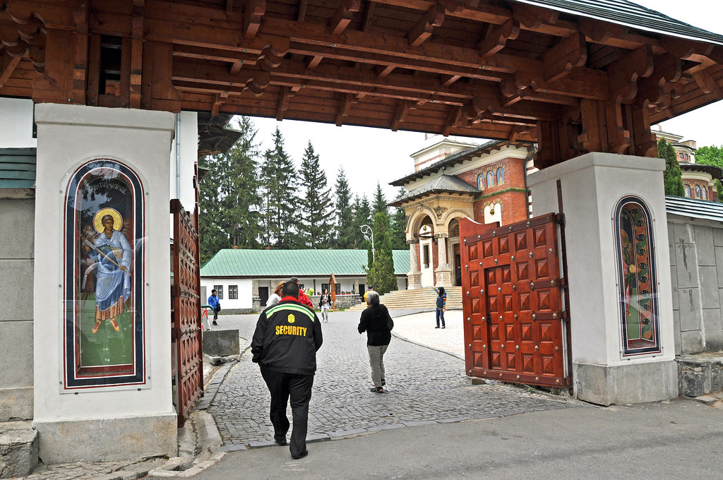 Historic monastery gardens and courtyard on Kınalıada