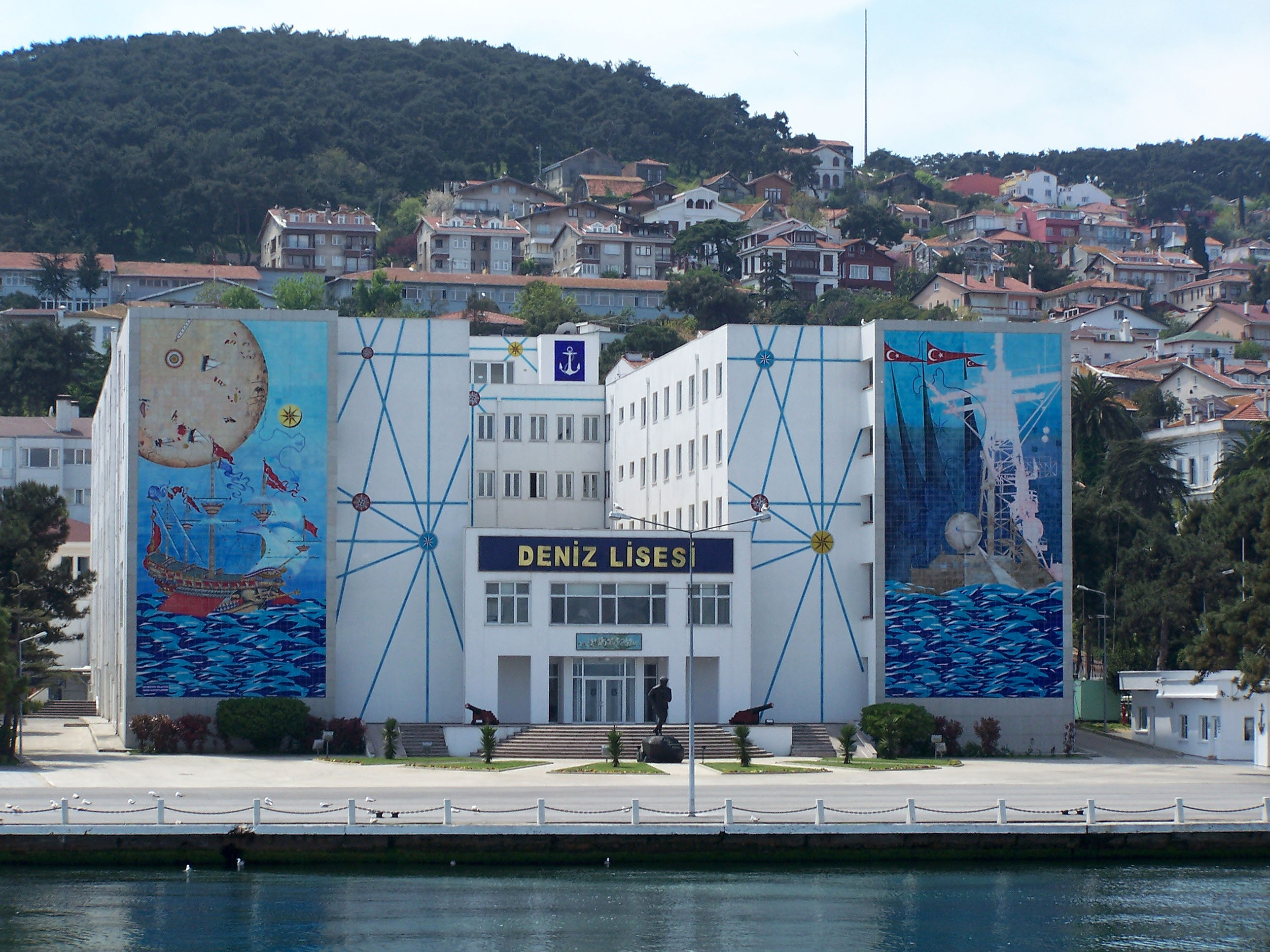 Historic Deniz Lisesi Naval Academy waterfront Heybeliada